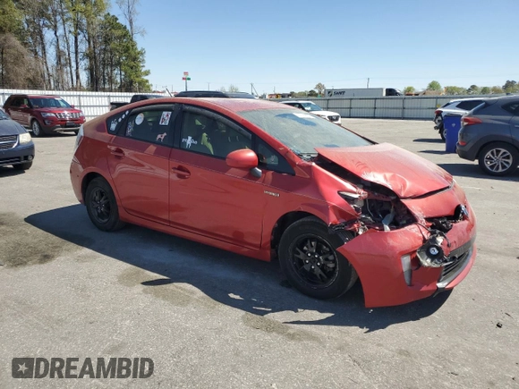 2013 Toyota Prius One with VIN JTDKN3DU0D0339064, listed as a Copart auction lot 50743865 with 211,602 mi miles and Salvage Title. Bid and sale history available at DreamBid. Image 4.