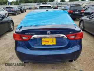 2016 Nissan Maxima S with VIN 1N4AA6AP7GC393929, listed as a Copart auction lot 64045643 with 75,085 mi miles and Salvage Title. Bid and sale history available at DreamBid. Image 6.