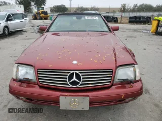 1997 Mercedes-Benz SL-Class with VIN WDBFA67F7VF154440, listed as a Copart auction lot 89329915 with 142,966 mi miles and Salvage Title. Bid and sale history available at carsss.com. Image 5.