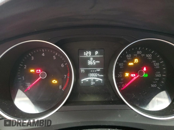 2015 Volkswagen Jetta Sedan 1.8T SE with VIN 3VWD07AJ9FM356936, listed as a Copart auction lot 46892365 with 138,664 mi miles and Salvage Title. Bid and sale history available at carsss.com. Image 9.