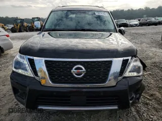 2019 Nissan Armada SV with VIN JN8AY2NC9K9588480, listed as a Copart auction lot 73414754 with 86,430 mi miles and Salvage Title. Bid and sale history available at carsss.com. Image 5.