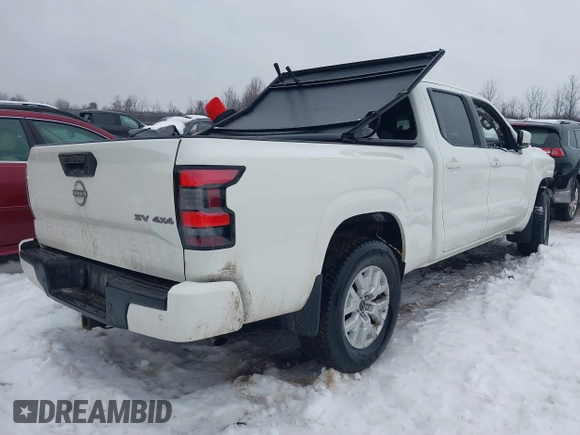 2023 Nissan Frontier SV with VIN 1N6ED1FK9PN625340, listed as a IAAI auction lot 41468074 with 30,696 mi miles. Bid and sale history available at carsss.com. Image 4.
