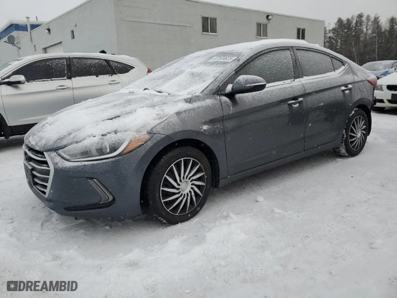 2017 Hyundai Elantra SE with VIN KMHD84LFXHU169749, listed as a Copart auction lot 87589625 with 255,199 mi miles and Salvage Title. Bid and sale history available at carsss.com. Image 1.