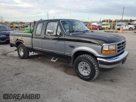 1995 Ford F-150 with VIN 1FTEX14NXSKA90858, listed as a Copart auction lot 44412655 with 141,644 mi miles and Clean Title. Bid and sale history available at carsss.com. Image 4.