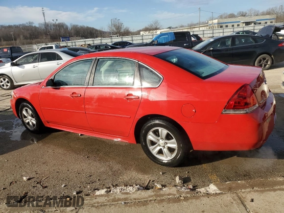 2012 Chevrolet Impala LS Fleet with VIN 2G1WF5E31C1155327, listed as a Copart auction lot 46858885 with 84,617 mi miles and Salvage title. Bid and sale history available at DreamBid. Image 2.