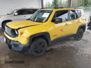 2017 Jeep Renegade Sport with VIN ZACCJBAB2HPF30093, listed as a IAAI auction lot 41974001 with 116,855 mi miles and . Bid and sale history available at carsss.com. Image 2.