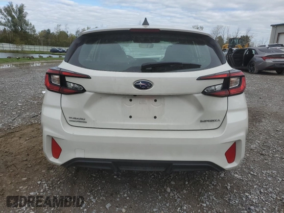 2024 Subaru Impreza with VIN JF1GUABC0R8324411, listed as a Copart auction lot 73683704 with 20,122 mi miles and Salvage Title. Bid and sale history available at carsss.com. Image 6.