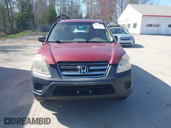 2005 Honda CR-V LX with VIN SHSRD78575U329221, listed as a IAAI auction lot 42133342 with 266,424 mi miles. Bid and sale history available at carsss.com. Image 13.