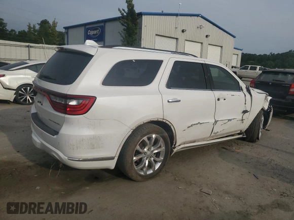 2018 Dodge Durango Citadel z VIN 1C4RDHEG0JC290322, wystawiony jako Copart lot #57356605 z przebiegiem 177 178 mil mil oraz Szkoda całkowita • Salvage title. Historia ofert i sprzedaży dostępna na DreamBid. Obrazek 3.
