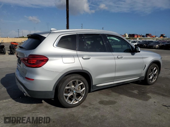 2020 BMW X3 sDrive30i with VIN 5UXTY3C01L9C13897, listed as a Copart auction lot 51967715 with Not Provided miles and Salvage Title. Bid and sale history available at DreamBid. Image 3.