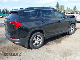 2021 GMC Terrain SLE with VIN 3GKALTEV5ML385795, listed as a IAAI auction lot 42142828 with 40,752 mi miles and . Bid and sale history available at carsss.com. Image 4.