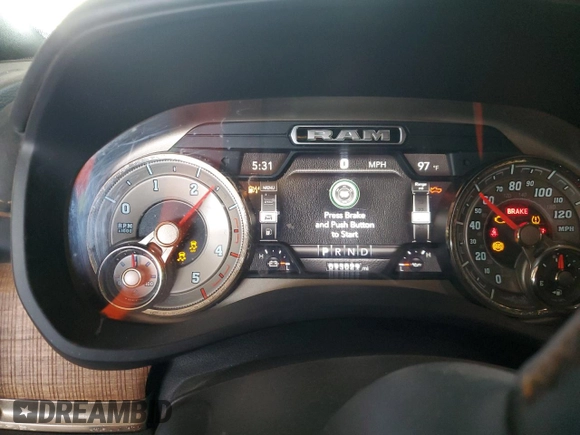 2019 Ram 2500 Longhorn with VIN 3C6UR5PL3KG644764, listed as a Copart auction lot 59995335 with 93,029 mi miles and Salvage title. Bid and sale history available at DreamBid. Image 9.
