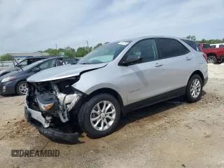 2021 Chevrolet Equinox LS z VIN 3GNAXHEV8MS165884, wystawiony jako Copart lot #56347185 z przebiegiem 65 442 mil mil oraz Szkoda całkowita • Salvage title. Historia ofert i sprzedaży dostępna na DreamBid. Obrazek 1.