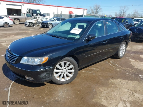 2009 Hyundai Azera GLS with VIN KMHFC46D39A351345, listed as a IAAI auction lot 41974507 with 138,174 mi miles. Bid and sale history available at carsss.com. Image 17.