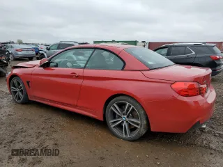 2015 BMW 4 Series 435i xDrive with VIN WBA3T7C58FP942542, listed as a Copart auction lot 78869484 with 75,392 mi miles and Salvage title. Bid and sale history available at DreamBid. Image 2.