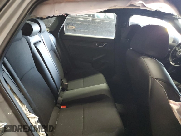 2025 Honda Civic Sport with VIN 2HGFE2F57SH505527, listed as a Copart auction lot 54963955 with 11,408 mi miles and Salvage title. Bid and sale history available at DreamBid. Image 10.