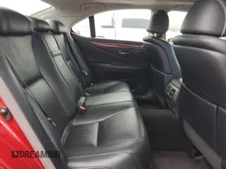 2011 Lexus LS 460 with VIN JTHCL5EF4B5009688, listed as a Copart auction lot 54052255 with 129,940 mi miles and Salvage title. Bid and sale history available at DreamBid. Image 10.