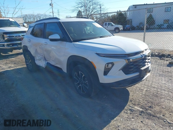 2024 Chevrolet TrailBlazer ACTIV with VIN KL79MSSL1RB045414, listed as a IAAI auction lot 41228708 with 10,811 mi miles and . Bid and sale history available at DreamBid. Image 1.