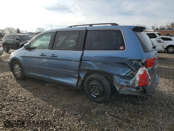 2010 Honda Odyssey EX with VIN 5FNRL3H47AB029893, listed as a Copart auction lot 49416845 with 104,853 mi miles and Salvage Title. Bid and sale history available at carsss.com. Image 2.