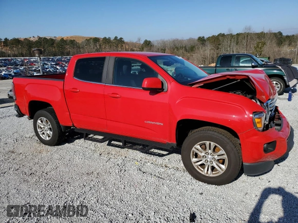 2019 GMC Canyon 2WD SLE with VIN 1GTG5CEN8K1232722, listed as a Copart auction lot 43404855 with 124,051 mi miles and Salvage Title. Bid and sale history available at carsss.com. Image 4.