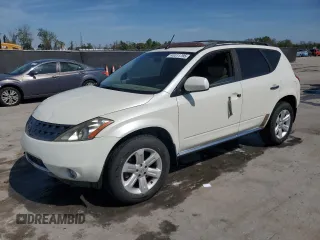 2006 Nissan Murano SL with VIN JN8AZ08T76W425816, listed as a Copart auction lot 47011795 with 254,473 mi miles and Salvage Title. Bid and sale history available at DreamBid. Image 1.