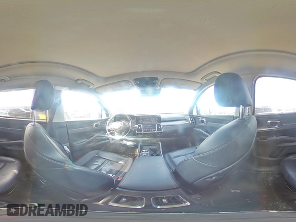 2021 Kia Sorento EX with VIN KNDRH4LG2M5033557, listed as a Copart auction lot 48209075 with 57,705 mi miles and Salvage title. Bid and sale history available at DreamBid. Image 14.