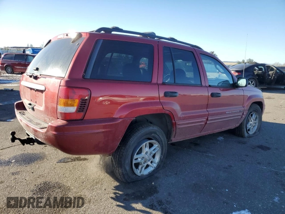 2004 Jeep Grand Cherokee with VIN 1J8GW48NX4C278910, listed as a Copart auction lot 48586485 with 159,923 mi miles and Non repairable. Bid and sale history available at DreamBid. Image 3.