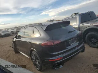 2017 Porsche Cayenne GTS with VIN WP1AD2A28HLA83870, listed as a Copart auction lot 87222024 with 48,476 mi miles and Salvage title. Bid and sale history available at DreamBid. Image 2.