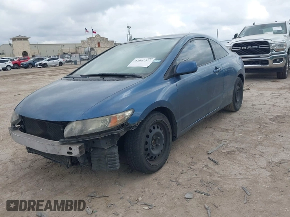 2010 Honda Civic Cpe LX with VIN 2HGFG1B67AH525228, listed as a IAAI auction lot 42047577 with 280,535 mi miles. Bid and sale history available at carsss.com. Image 2.