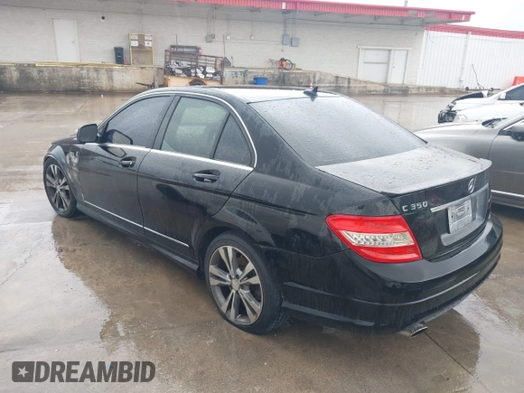 2009 Mercedes-Benz C-Class 3.5L Sport with VIN WDDGF56X19R043159, listed as a IAAI auction lot 41910010 with 173,817 mi miles. Bid and sale history available at carsss.com. Image 3.