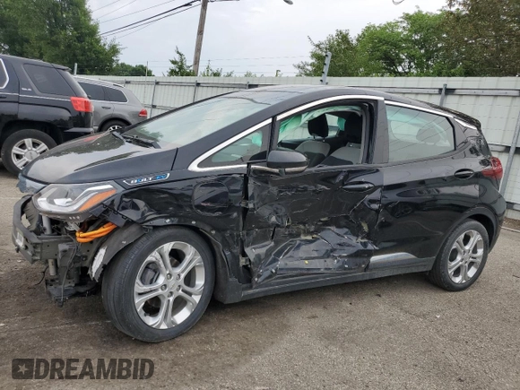 2017 Chevrolet Bolt EV LT with VIN 1G1FW6S06H4188450, listed as a Copart auction lot 58195805 with 52,093 mi miles and Salvage title. Bid and sale history available at DreamBid. Image 1.
