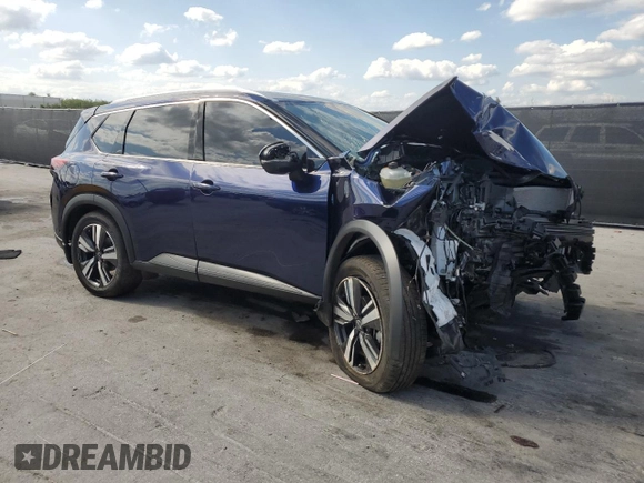 2025 Nissan Rogue SL with VIN JN8BT3CA5SW000117, listed as a Copart auction lot 52555965 with 6,216 mi miles and Non Repairable. Bid and sale history available at carsss.com. Image 4.
