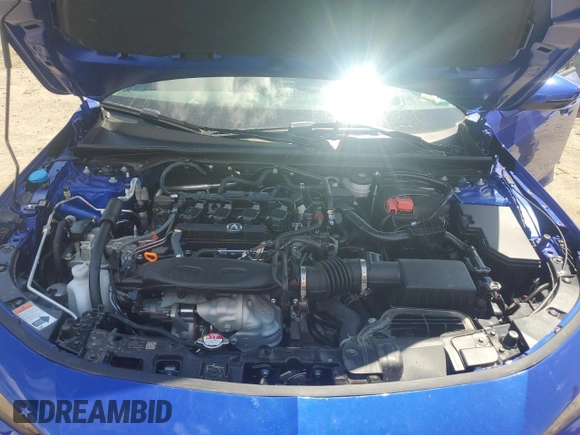 2025 Acura Integra Technology with VIN 19UDE4H6XSA010911, listed as a Copart auction lot 61624335 with 2,322 mi miles and Salvage title. Bid and sale history available at DreamBid. Image 11.