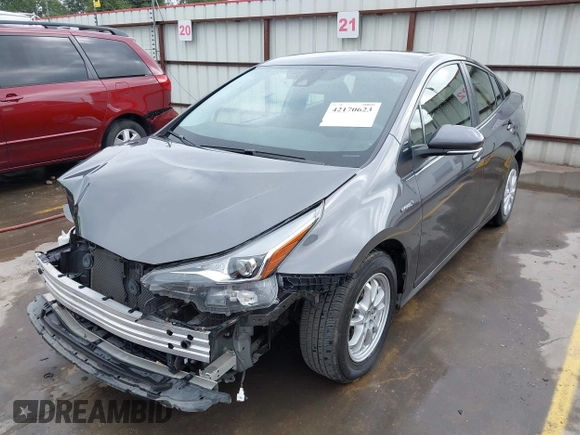 2022 Toyota Prius L Eco with VIN JTDKAMFU4N3183352, listed as a IAAI auction lot 42170623 with 52,244 mi miles and . Bid and sale history available at DreamBid. Image 19.