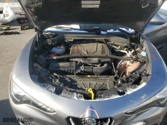 2020 Alfa Romeo Stelvio Sport with VIN ZASPAKANXL7C98870, listed as a Copart auction lot 88543385 with 61,698 mi miles and Salvage Title. Bid and sale history available at carsss.com. Image 12.