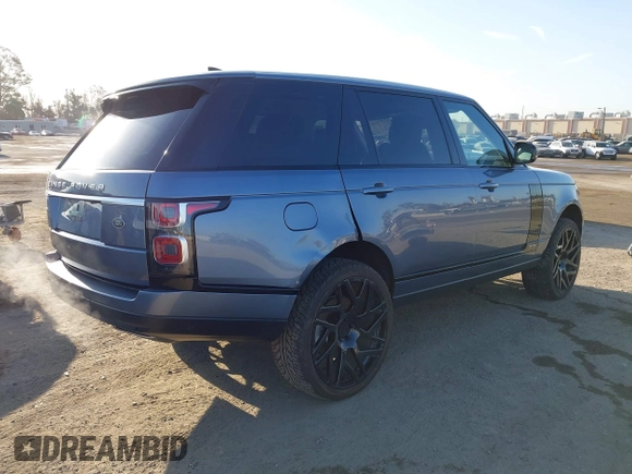 2019 Land Rover Range Rover with VIN SALGS5RE7KA527799, listed as a IAAI auction lot 41977040 with 38,231 mi miles. Bid and sale history available at carsss.com. Image 4.