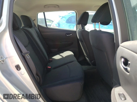 2015 Nissan LEAF SV with VIN 1N4AZ0CP1FC306530, listed as a Copart auction lot 49564793 with 76,528 mi miles. Bid and sale history available at carsss.com. Image 10.
