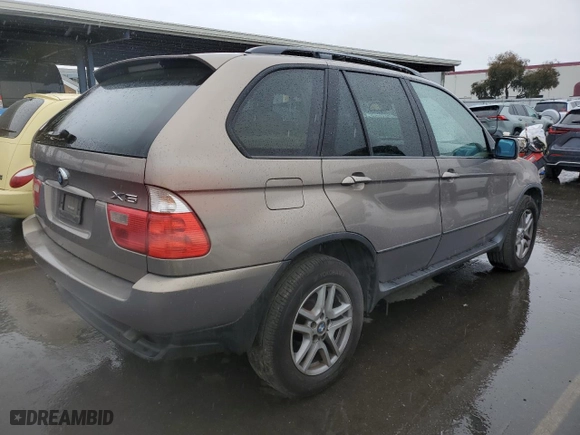 2004 BMW X5 3.0i with VIN 5UXFA13504LU22776, listed as a Copart auction lot 41419685 with 148,489 mi miles and Clean Title. Bid and sale history available at carsss.com. Image 3.