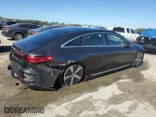 2023 Mercedes-Benz EQS with VIN W1KCG2DBXPA033002, listed as a Copart auction lot 42047594 with 8,826 mi miles. Bid and sale history available at carsss.com. Image 3.