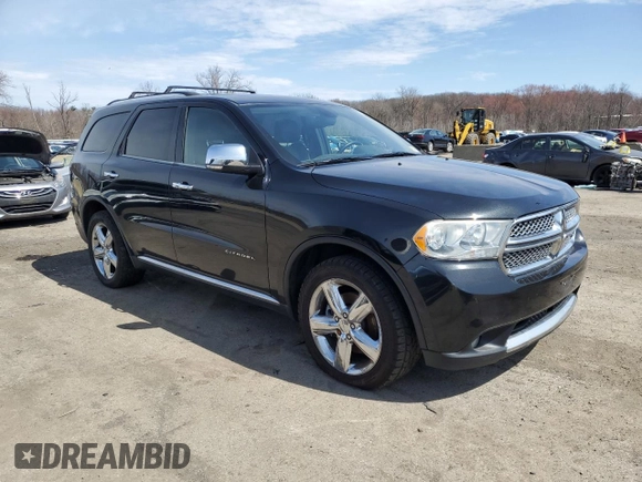 2011 Dodge Durango Citadel with VIN 1D4SE5GT9BC695347, listed as a Copart auction lot 51534735 with 183,025 mi miles and Clean Title. Bid and sale history available at carsss.com. Image 4.