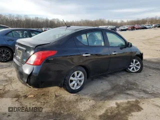 2012 Nissan Versa S with VIN 3N1CN7AP5CL938038, listed as a Copart auction lot 46330065 with 95,806 mi miles and Salvage Title. Bid and sale history available at carsss.com. Image 3.