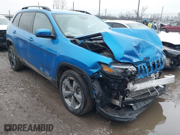 2021 Jeep Cherokee Altitude with VIN 1C4PJLLB8MD112201, listed as a IAAI auction lot 41417826 with 72,885 mi miles. Bid and sale history available at carsss.com. Image 1.