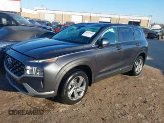 2021 Hyundai Santa Fe SE with VIN 5NMS1DAJXMH352741, listed as a IAAI auction lot 41273105 with 58,033 mi miles. Bid and sale history available at carsss.com. Image 2.