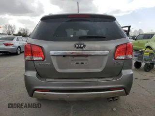 2012 Kia Sorento SX with VIN 5XYKW4A24CG243176, listed as a Copart auction lot 49816515 with 186,540 mi miles and Salvage Title. Bid and sale history available at carsss.com. Image 6.