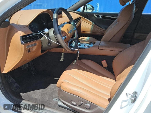 2024 Genesis G80 2.5T z VIN KMTGB4SC5RU237744, wystawiony jako Copart lot #56997065 z przebiegiem 18 597 mil mil oraz Tytuł czysty. Historia ofert i sprzedaży dostępna na DreamBid. Obrazek 7.