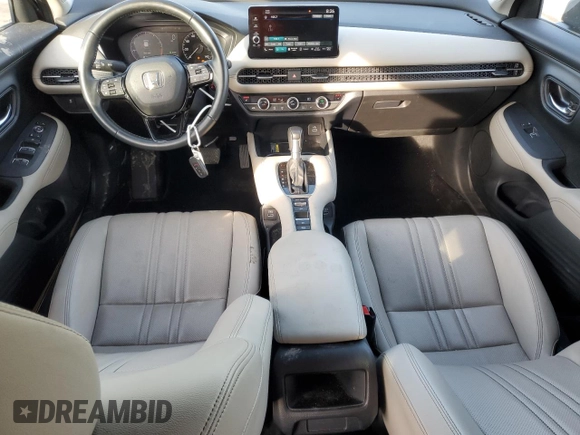 2023 Honda HR-V EX-L with VIN 3CZRZ1H7XPM708505, listed as a Copart auction lot 42523595 with 41,553 mi miles and Salvage title. Bid and sale history available at DreamBid. Image 8.