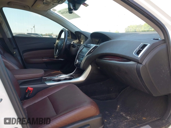 2015 Acura TLX V6 Tech with VIN 19UUB2F51FA006484, listed as a IAAI auction lot 41842538 with 135,135 mi miles. Bid and sale history available at carsss.com. Image 5.