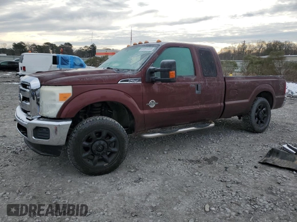 2011 Ford F-250 XL with VIN 1FT7X2BTXBEA18041, listed as a Copart auction lot 41991455 with 111,915 mi miles and Salvage Title. Bid and sale history available at DreamBid. Image 1.