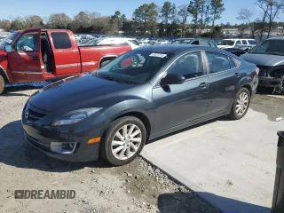 2012 Mazda Mazda6 i Touring with VIN 1YVHZ8DH5C5M16117, listed as a Copart auction lot 49387015 with 187,648 mi miles and Salvage Title. Bid and sale history available at carsss.com. Image 1.