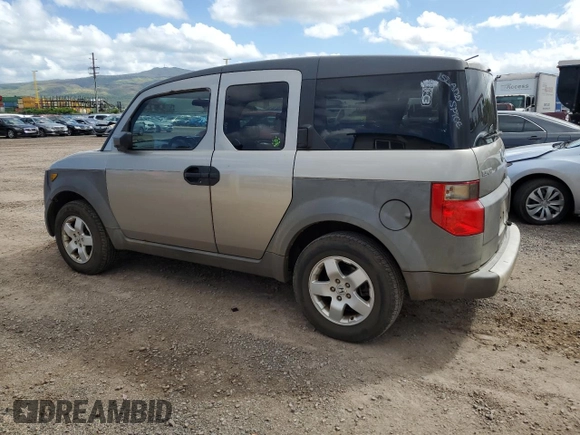 2003 Honda Element EX with VIN 5J6YH28503L009639, listed as a Copart auction lot 54396725 with 142,056 mi miles and Salvage Title. Bid and sale history available at DreamBid. Image 2.